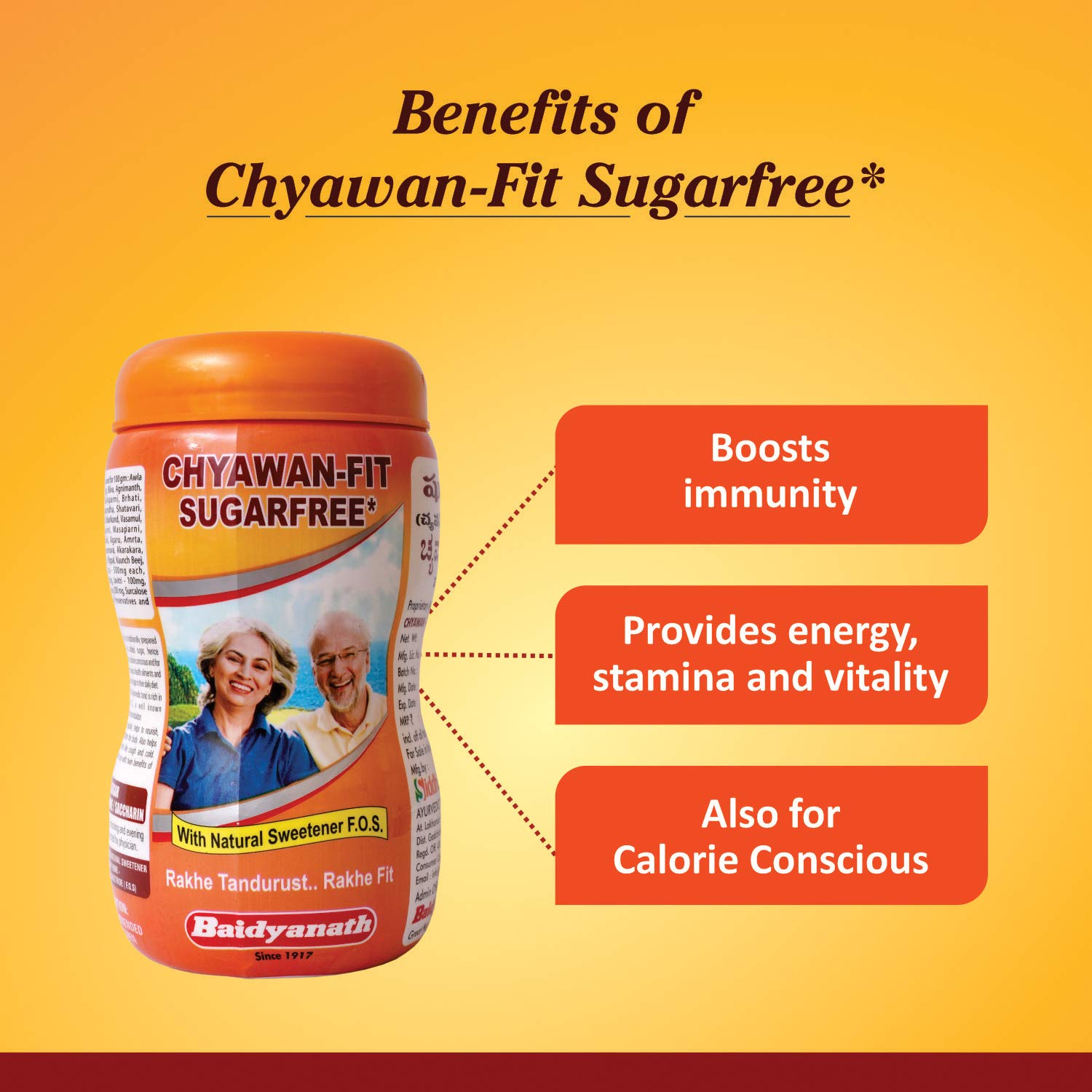 Baidyanath Asli Ayurved Chawan-Fit Sugar Free Chywanaprash – view 7