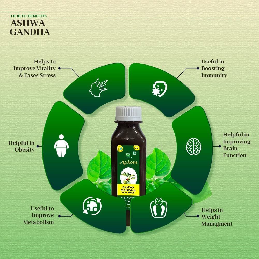 Axiom Immunity Booster Pack of Royal Ayurvedic Chyawanprash 1kg & Ashwagandha Leaf juice 160 ml – view 4