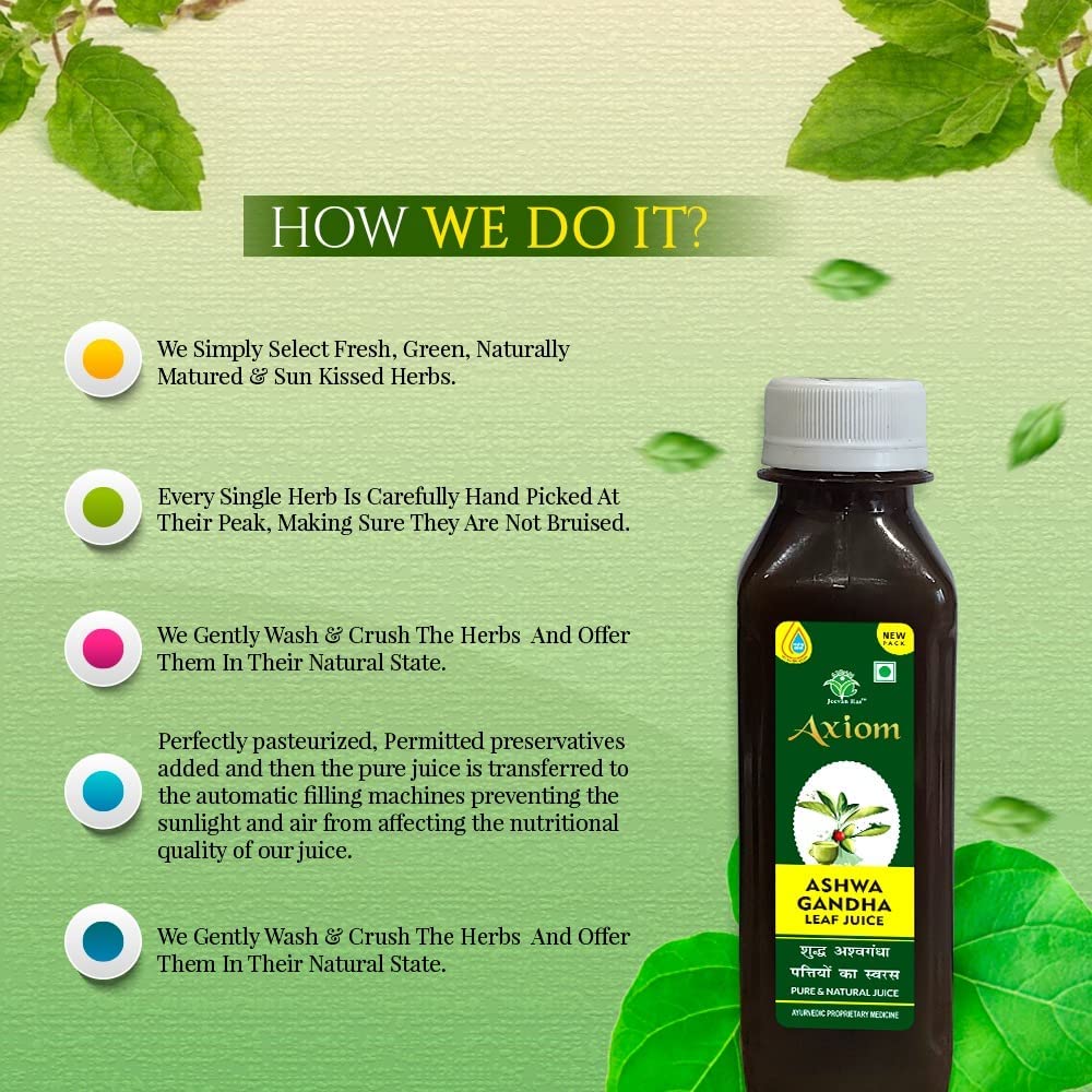 Axiom Immunity Booster Pack of Royal Ayurvedic Chyawanprash 1kg & Ashwagandha Leaf juice 160 ml – view 6