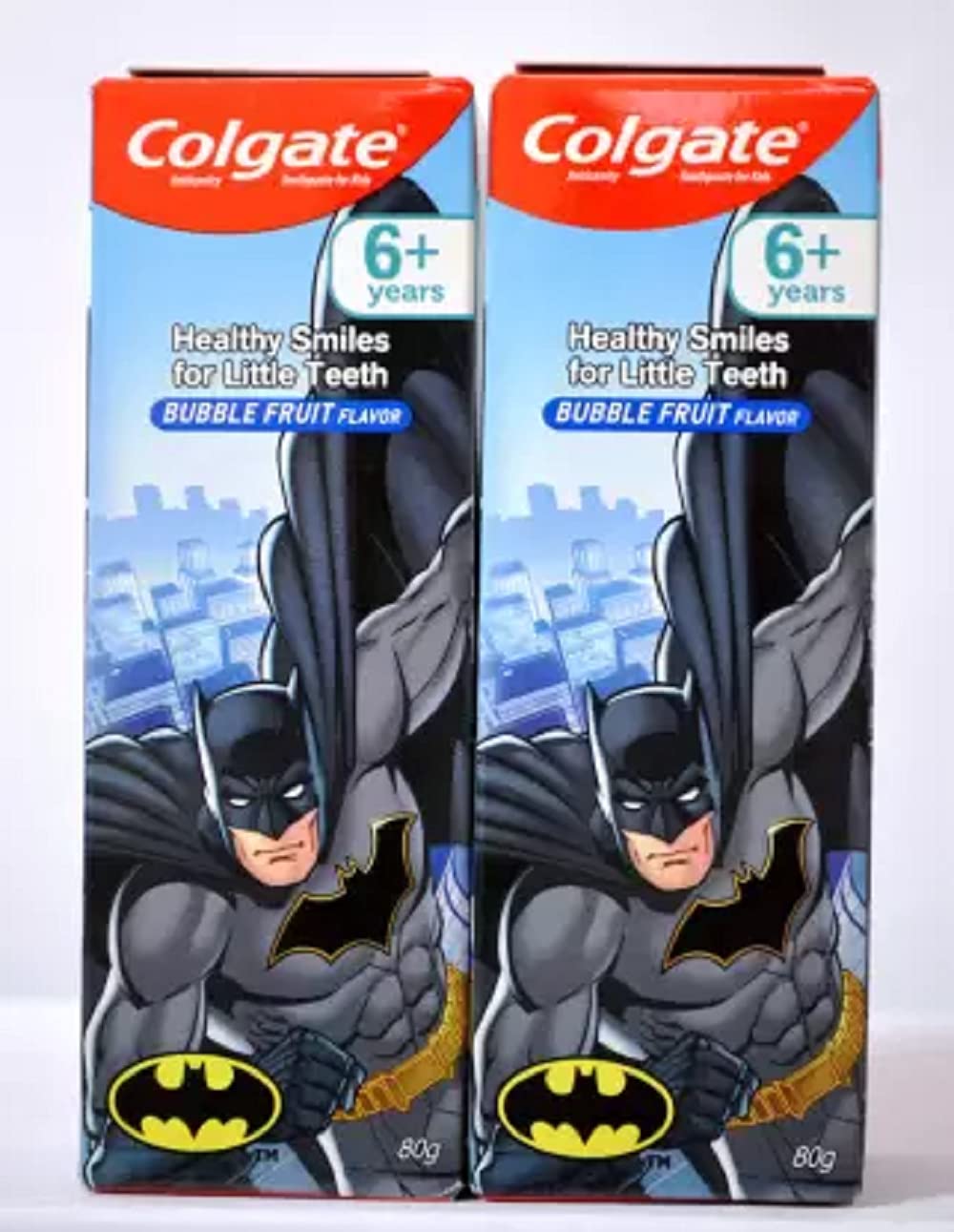 Colgate Kid Batman toothpaste pack of two 80 g tubes