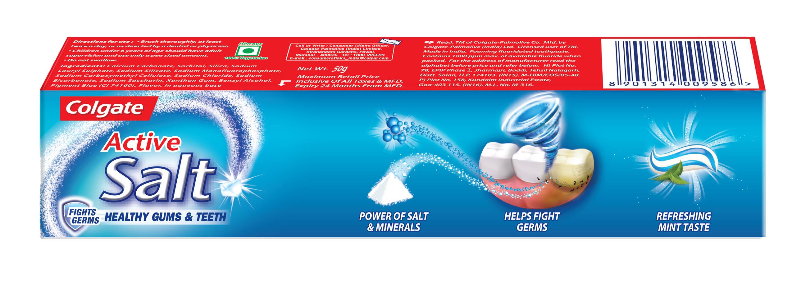 Colgate Toothpaste Active Salt - 50 g (Salt) – view 2