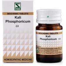 Pack of two Kali Phosphoricum 6X tablet bottles