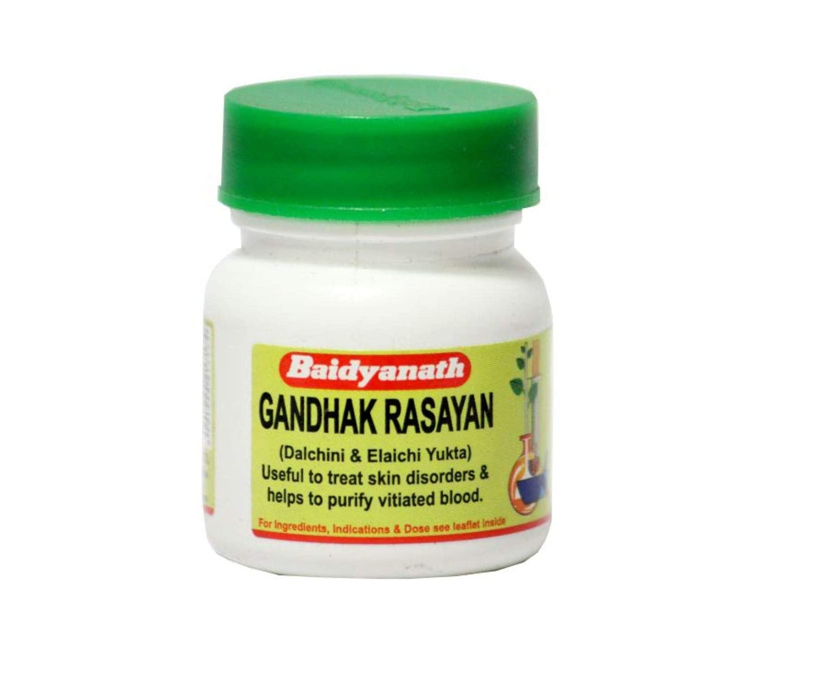 Baidyanath Asli Ayurved Gandhak Rasayan tablet packet with 40 tablets