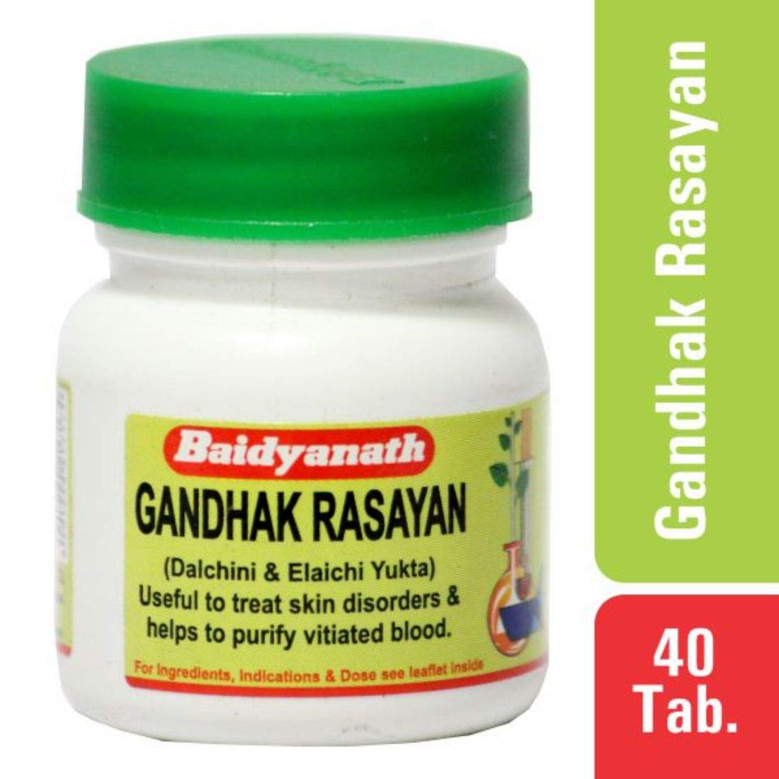 Baidyanath Asli Ayurved Gandhak Rasayan Pack Of 1-40 Tab – view 4