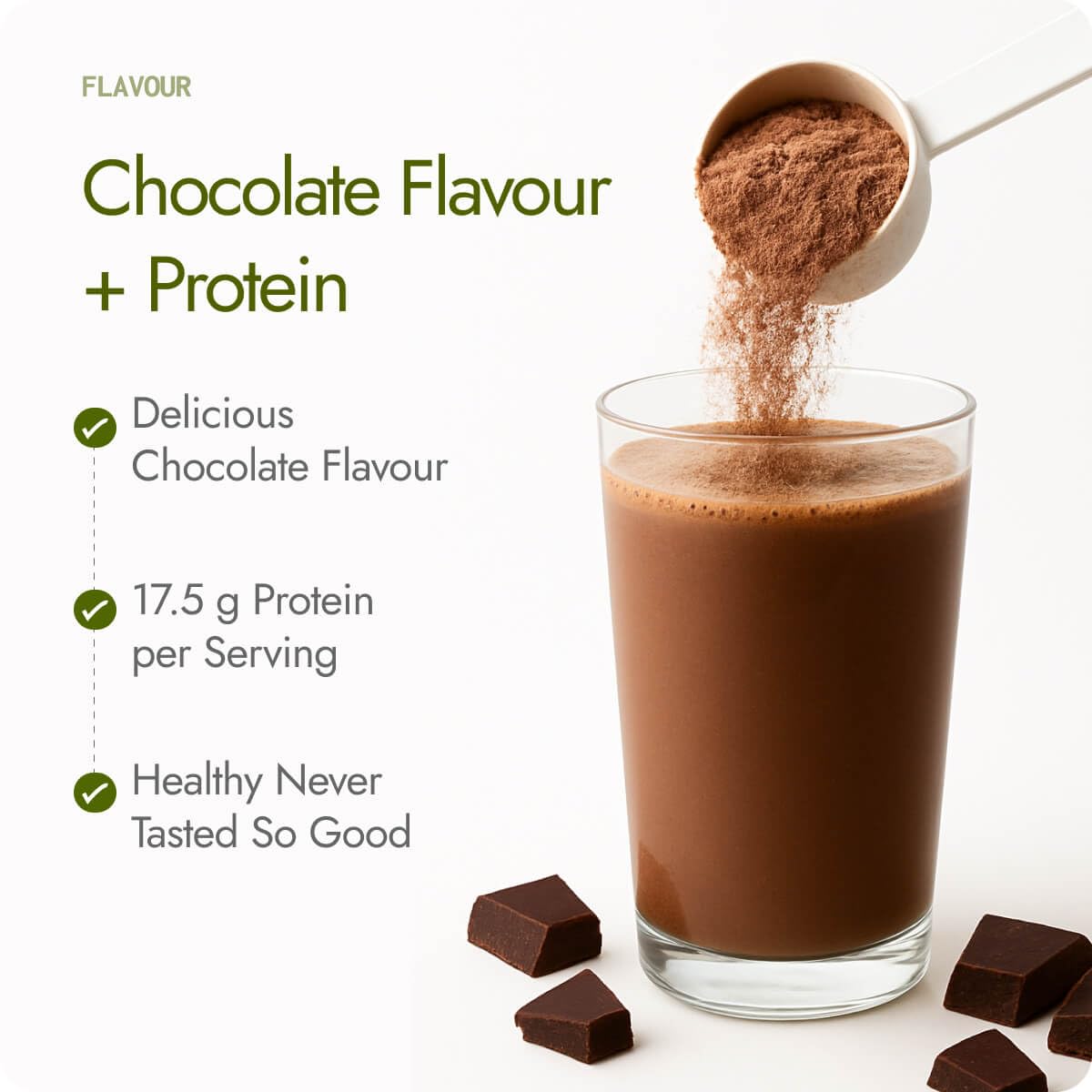 Kapiva Chocolate Slim Shake - Meal Replacement Drink Powered With 7 Ayurvedic Herbs For Healthy Weight Control & Management – view 7