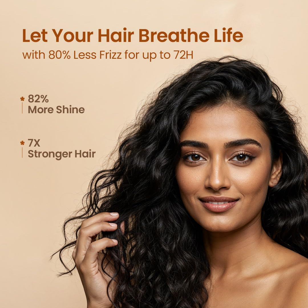 Nat Habit Methi Hair Jal Post-Wash Serum Spray for 80% Frizz Reduction up to 72H, Hair Protection & Smoothening with Roasted Methi, Mulethi & Pro-Vitamin B5 – view 4