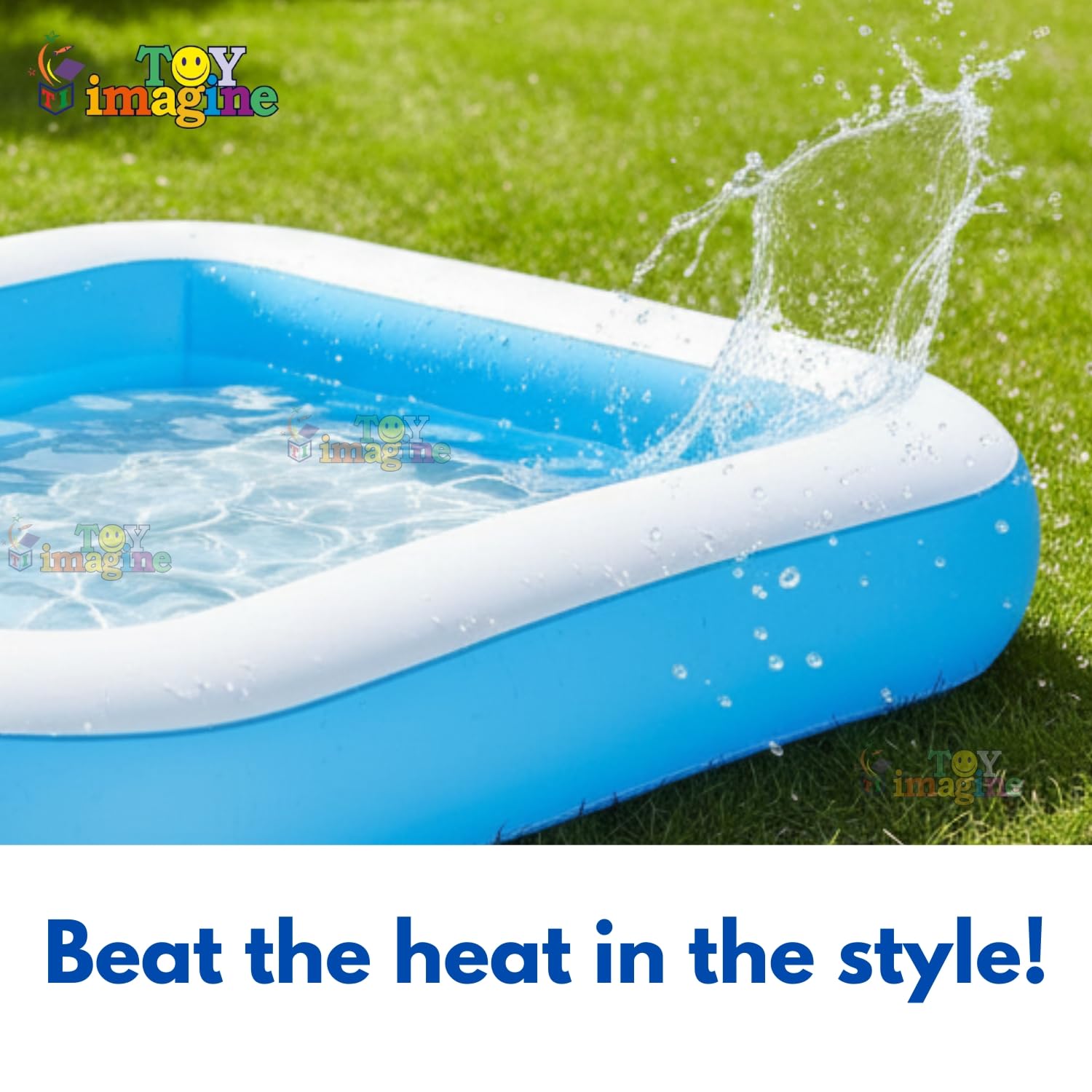 Toy Imagine Swimming Pool for Kids 5.5 Feet (65 X 39 X 10H) – view 2
