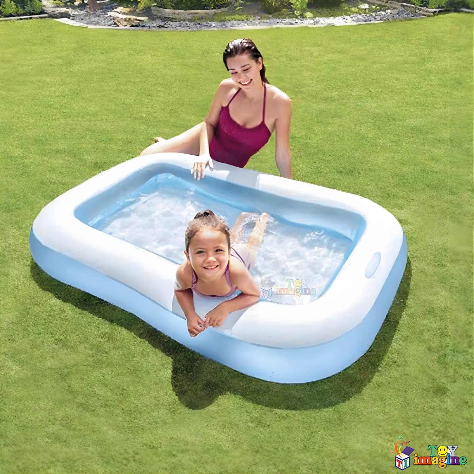 Toy Imagine Swimming Pool for Kids 5.5 Feet (65 X 39 X 10H) – view 8