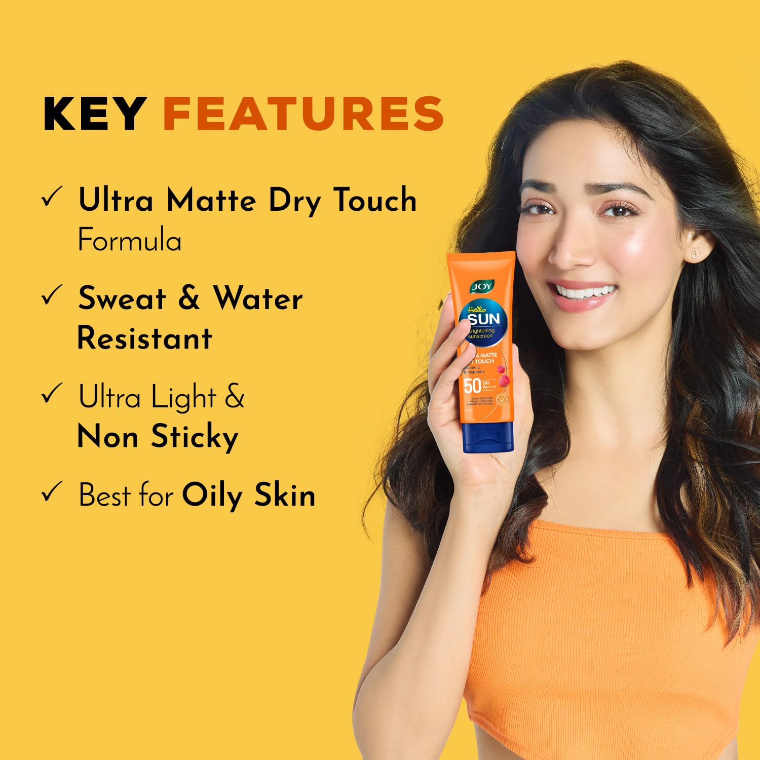 Joy Hello Sun Ultra Matte Sunscreen SPF 50 PA ++++ (100ml) – view 2
