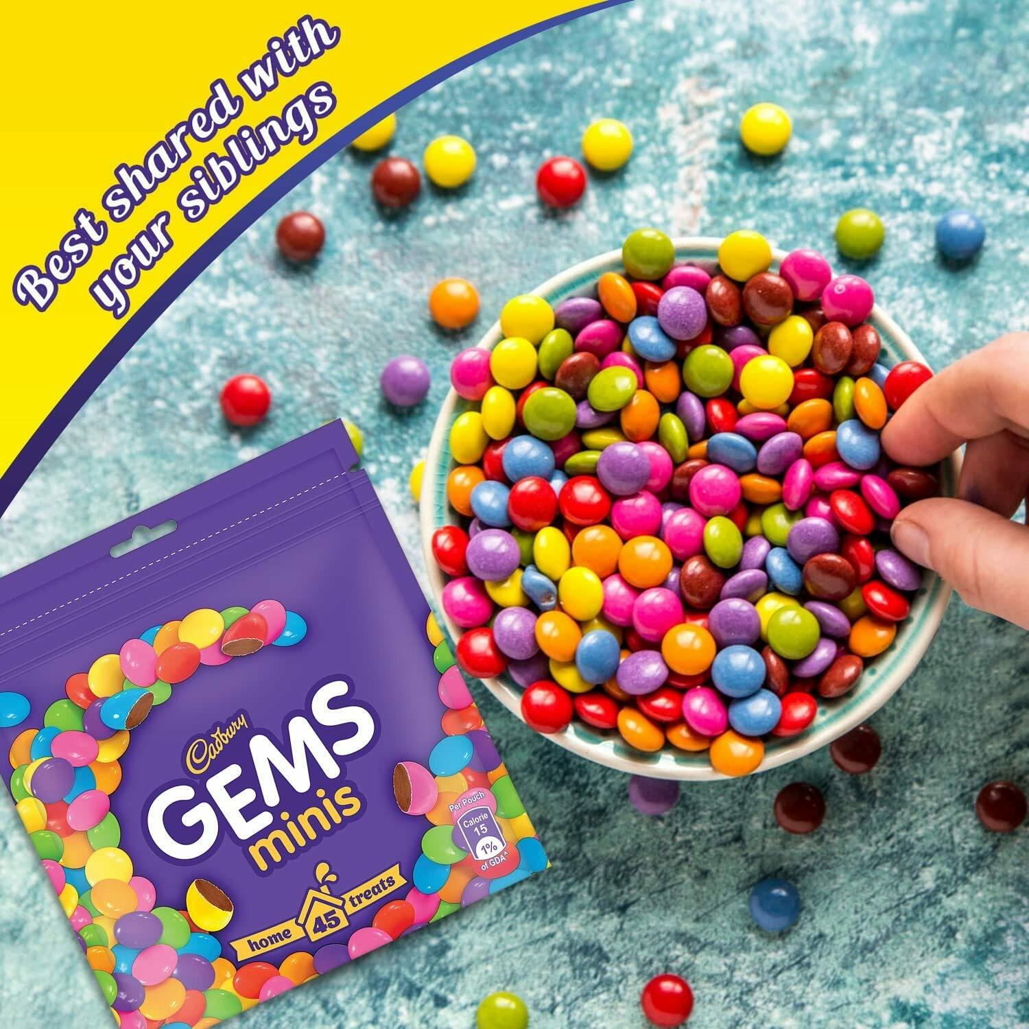 Cadbury Gems Home Treats Birthday Pack, 5 X 142.2 G – view 3