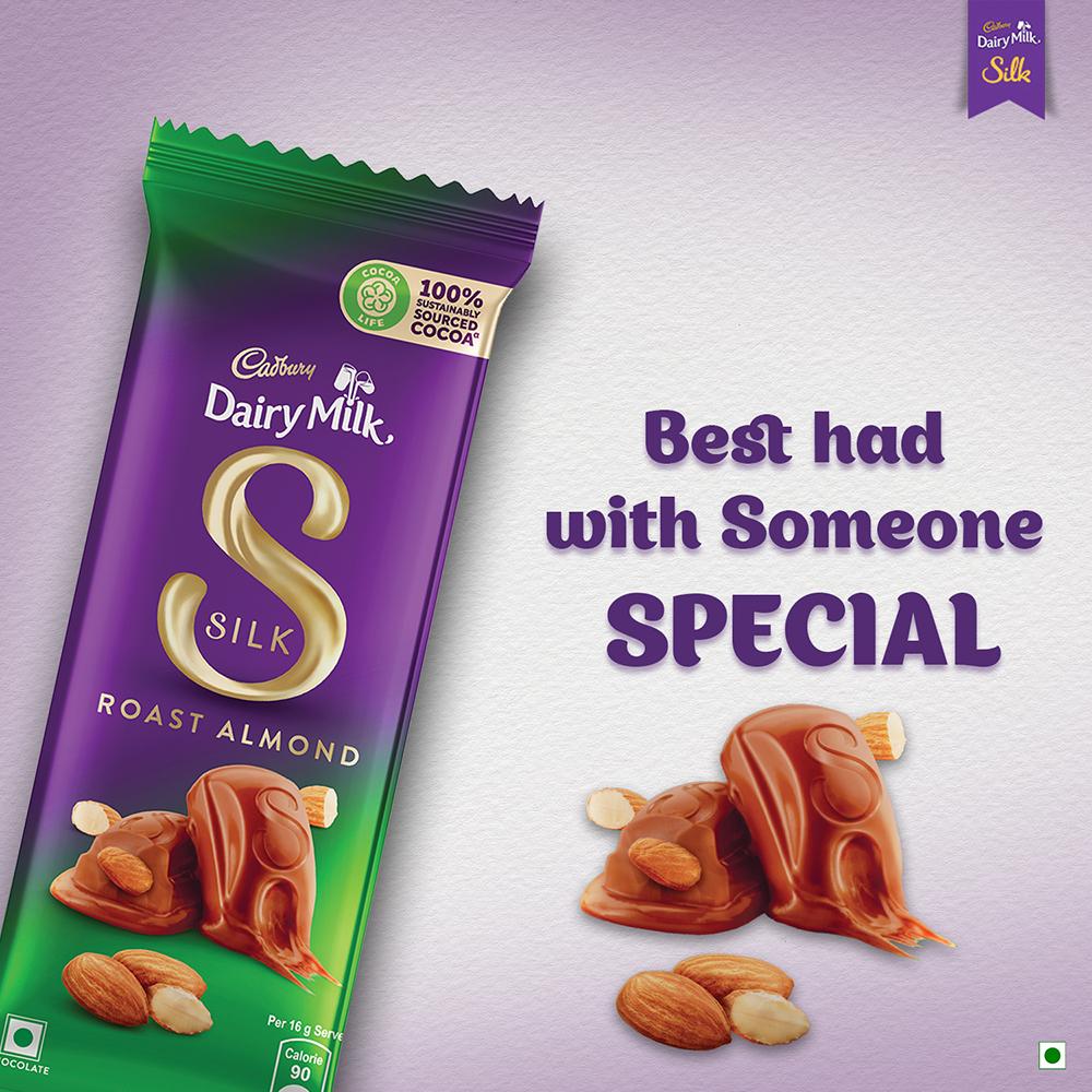 Cadbury Dairy Milk Silk Roast Almond Chocolate 143 G – view 3