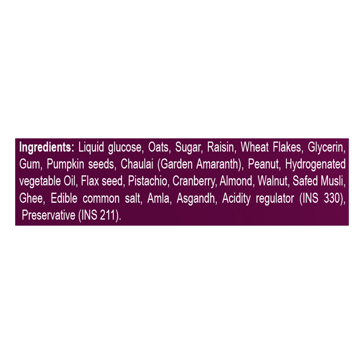Patanjali Herbal Health Food Bar 35 g – view 4