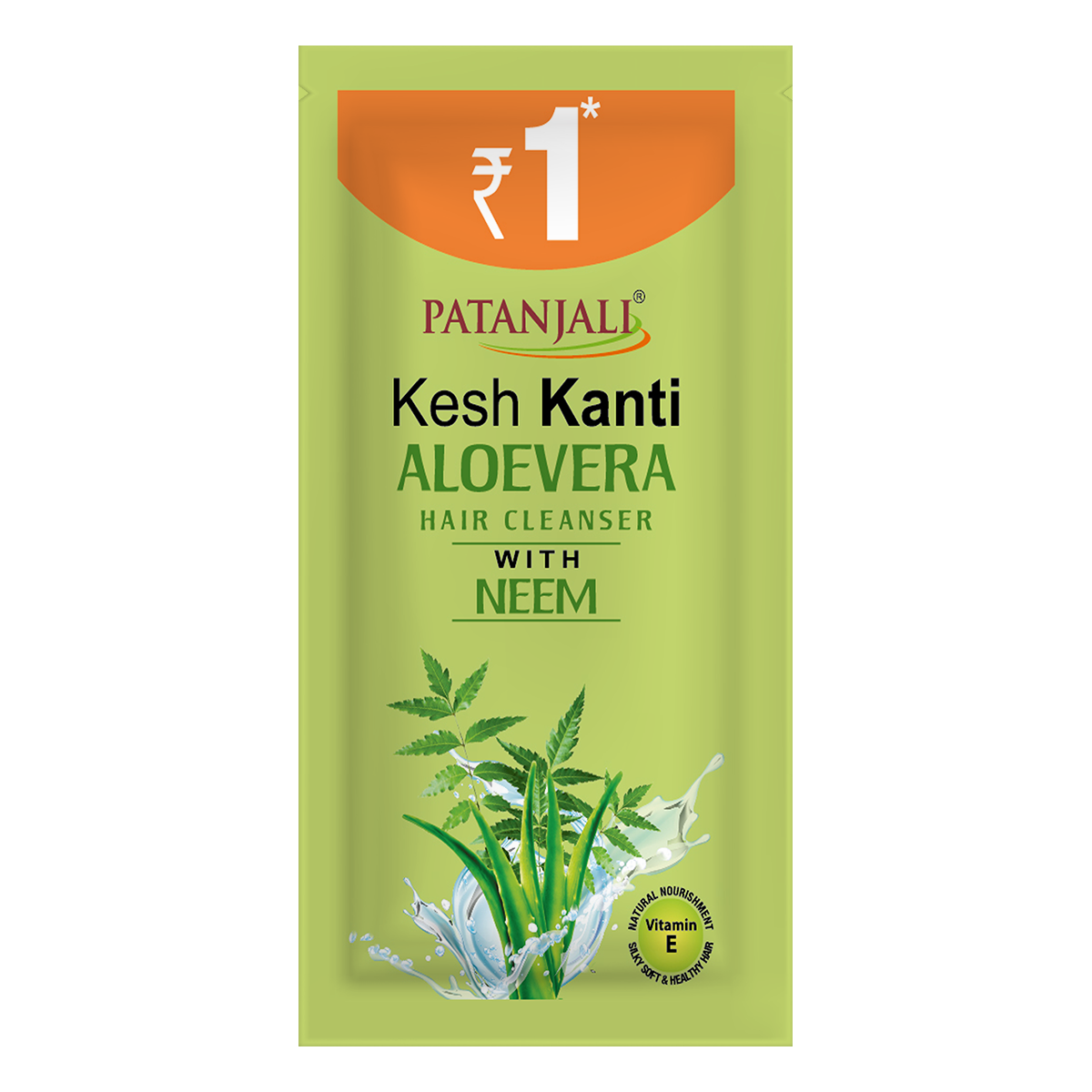 Patanjali aloe vera hair cleanser bottle from the Kesh Kanti range