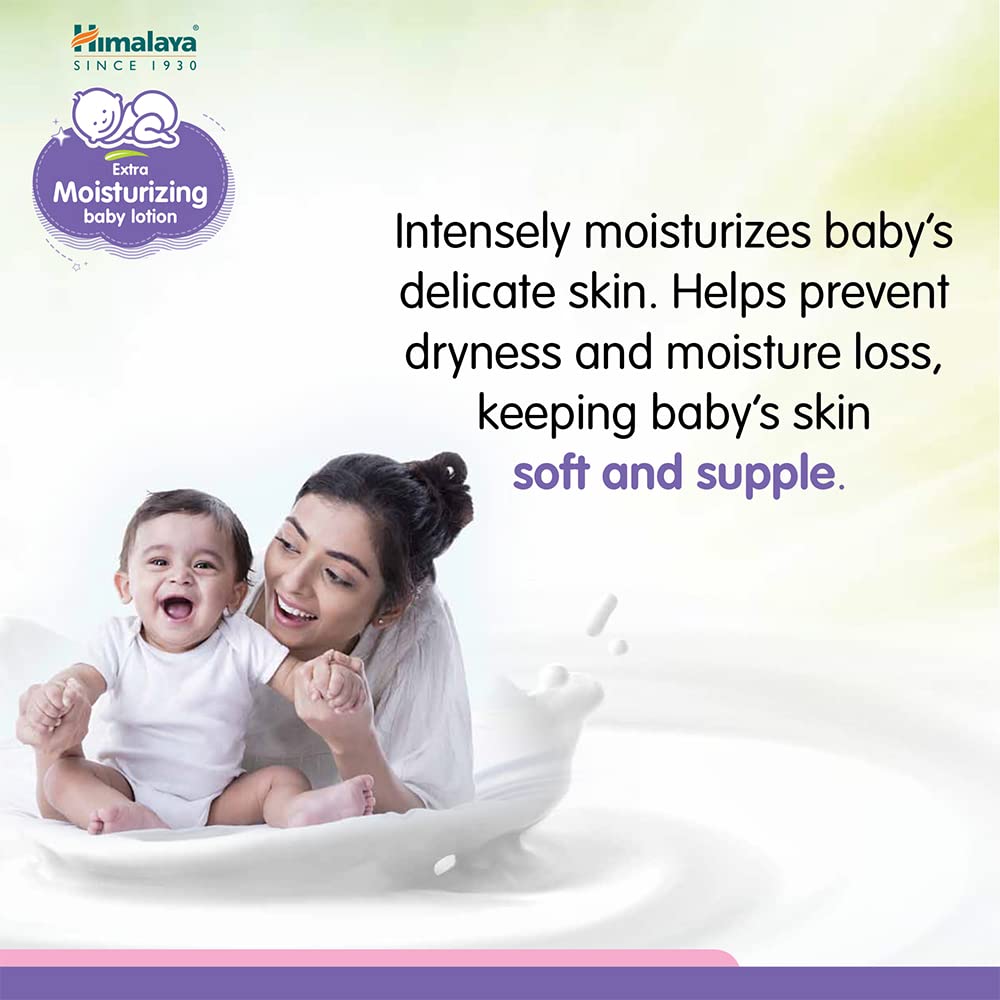 Himalaya Extra Moisturizing Baby Lotion 400 ml, White, (7004789) – view 4
