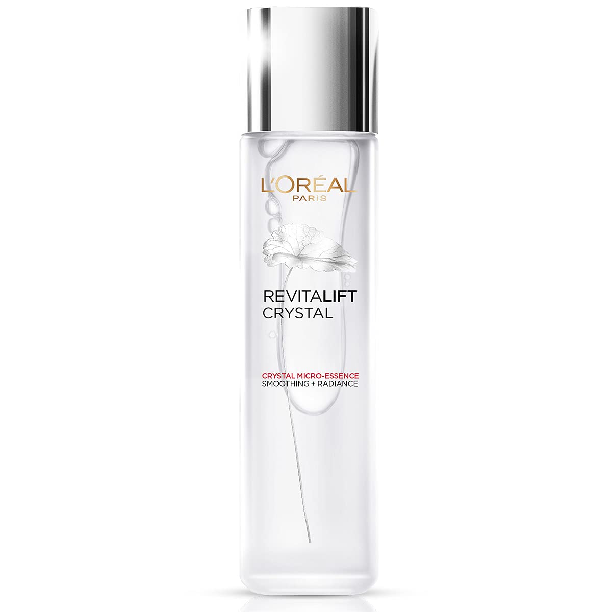 Ultra-light L'Oréal Paris Revitalift Crystal Micro-Essence 130ml bottle front view