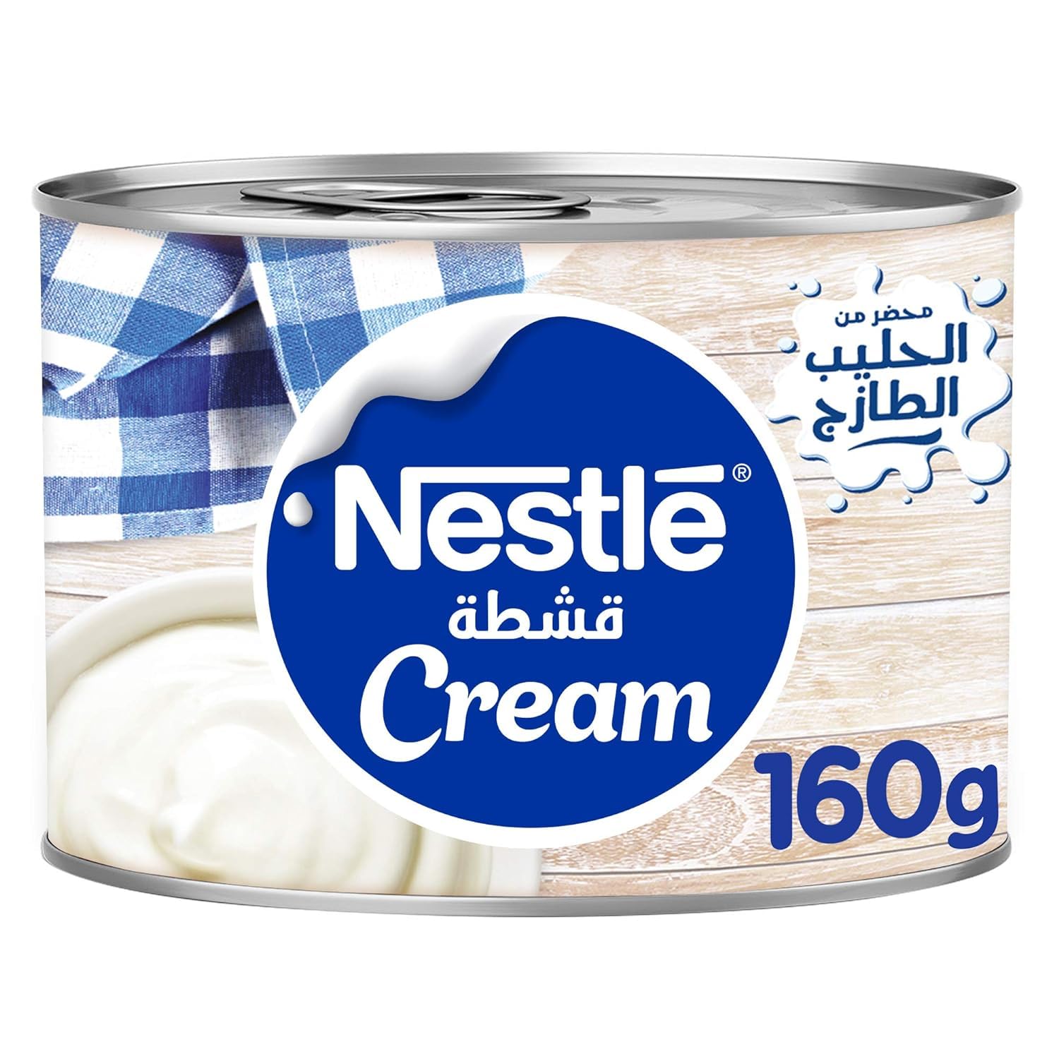 Front view of Nestle Cream Original Flavor 160 g pack
