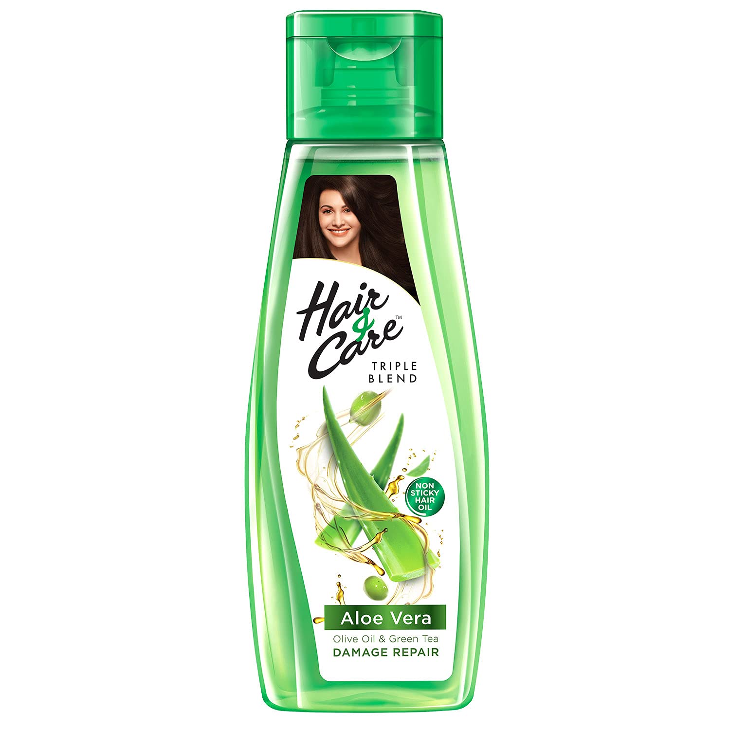 Hair & Care aloe vera olive and green tea hair oil