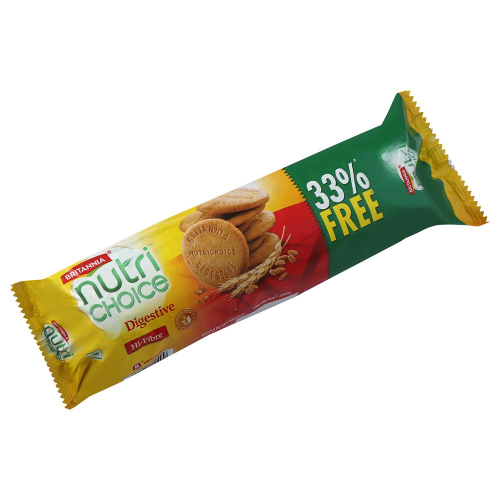 Britannia Nutrichoice Hi-Fibre Digestive Biscuits 150 G – view 2