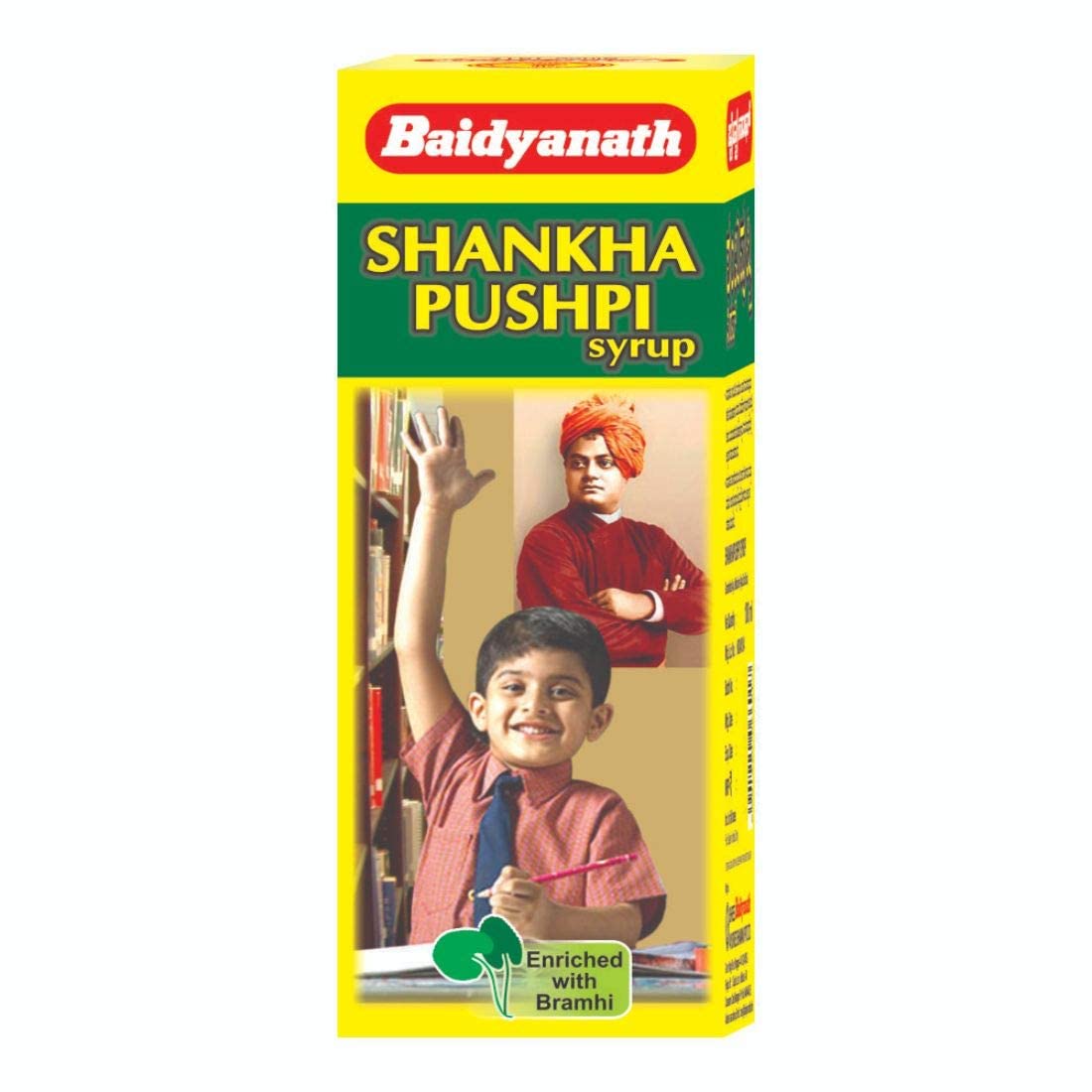 Baidyanath Asli Ayurved Shankhapushpi Syrup bottle 450 ml packaging