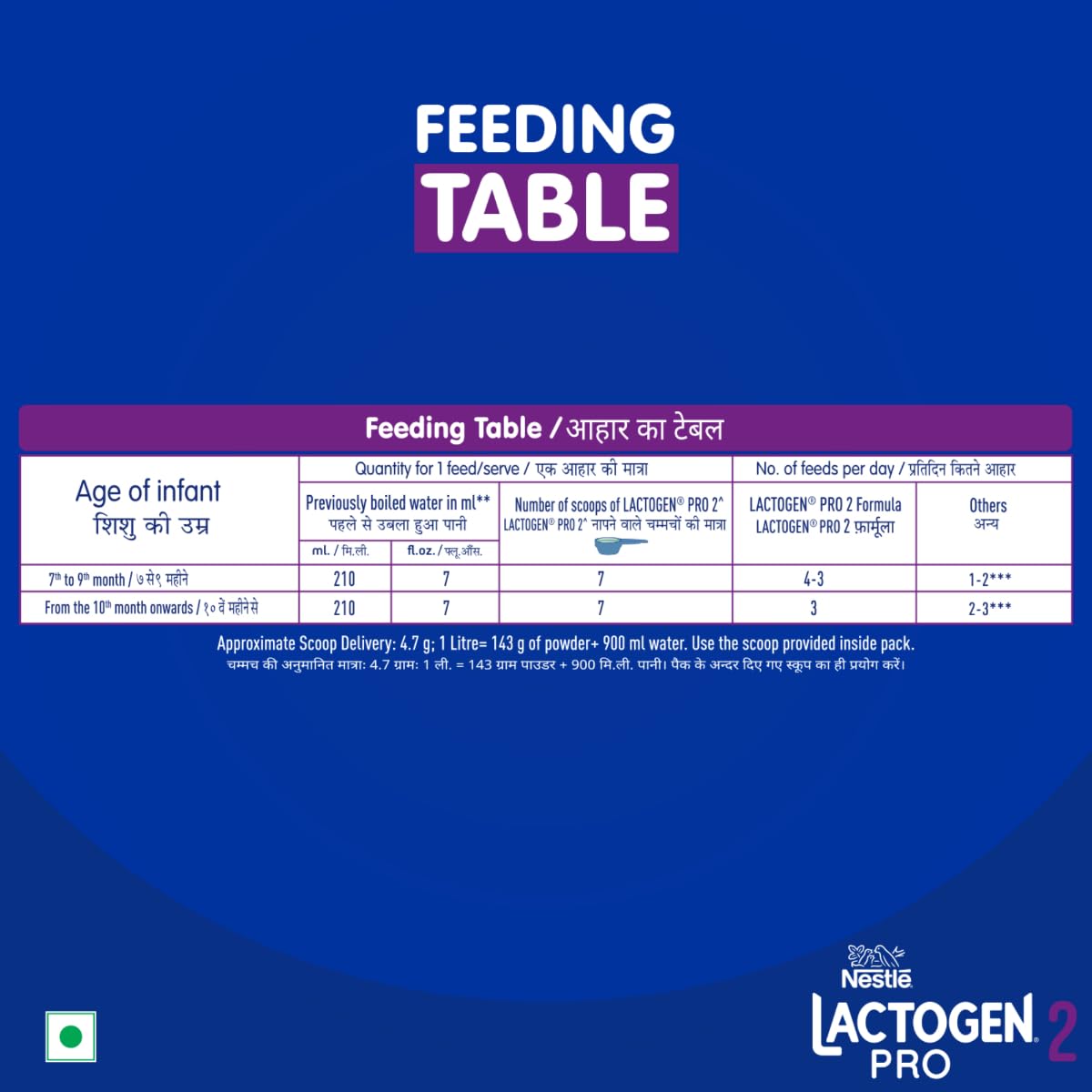 Lactogen Pro 2 Powder, Follow-Up Formula With Probiotic, Infant, After 6 Months Up To 12 Months, Bag-In-Box Pack, 400G – view 7