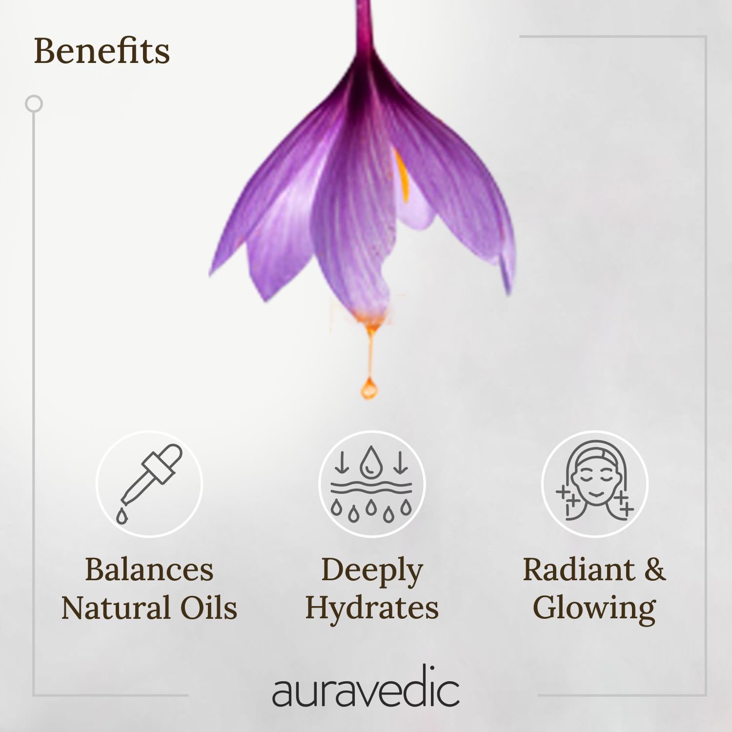 Auravedic Kumkumadi Oil For Face 100 Ml, Pack of 3, Kumkumadi Tailam Face Oil For Glowing Skin, Dark Spot Corrector Face Serum – view 5