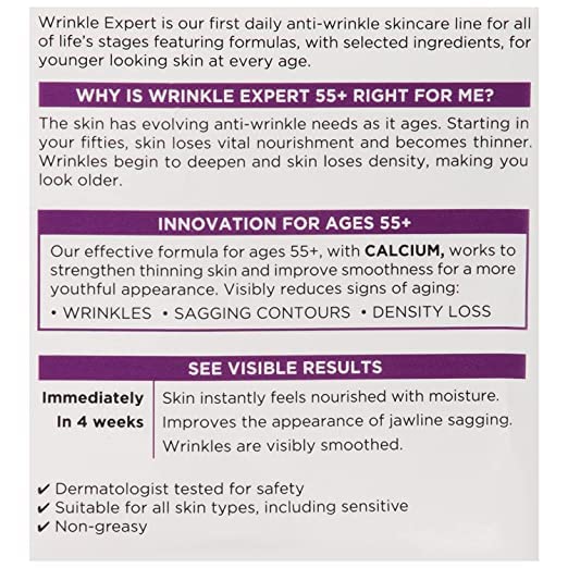 L'Oreal Paris 55+ Calcium Night Cream for Wrinkle (Combination, Normal Skin) 50ml – view 8