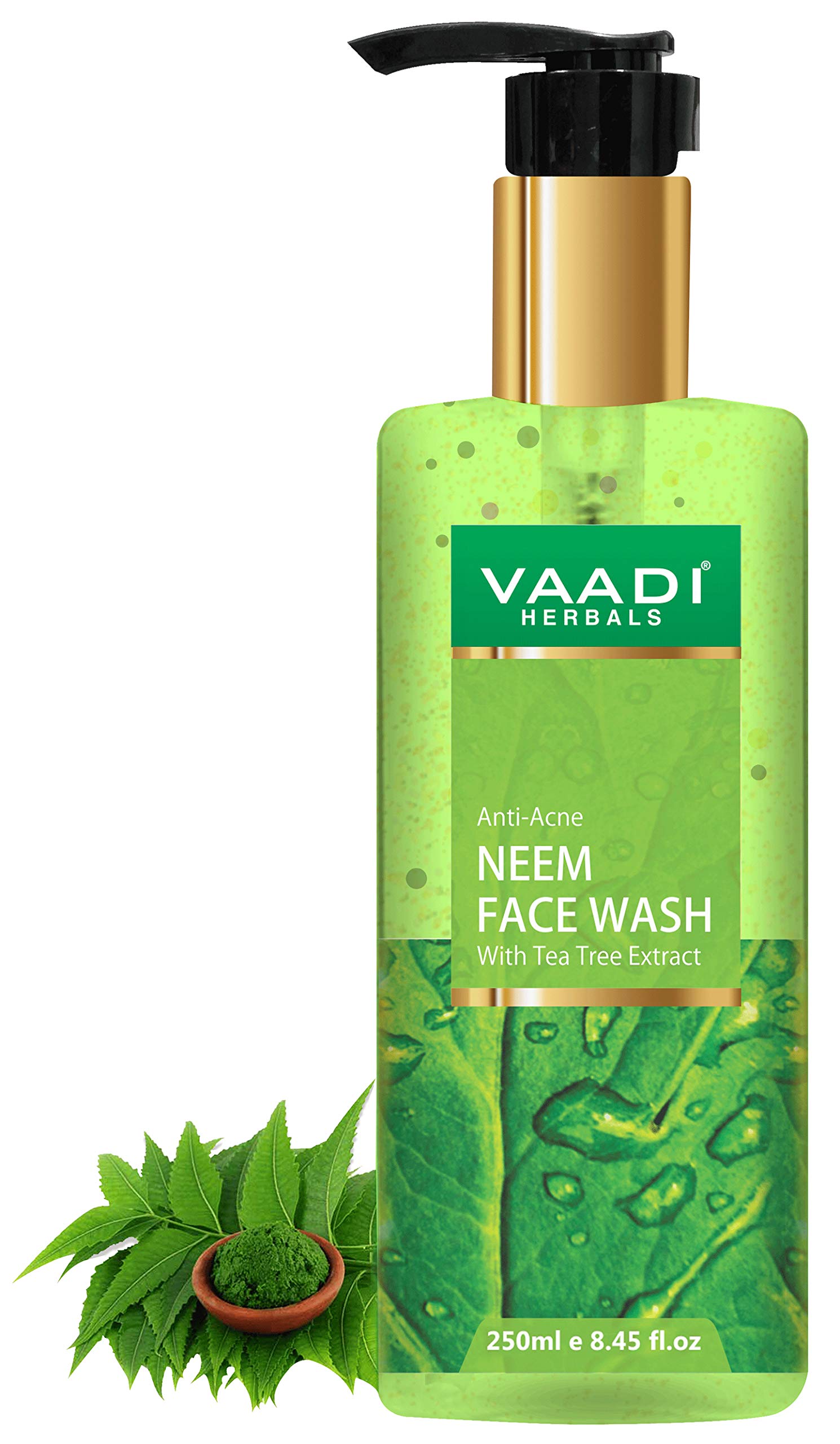 Vaadi Herbals Pvt Ltd Anti-Acne Neem Face Wash With Tea Tree Extract, 250 Ml – view 2