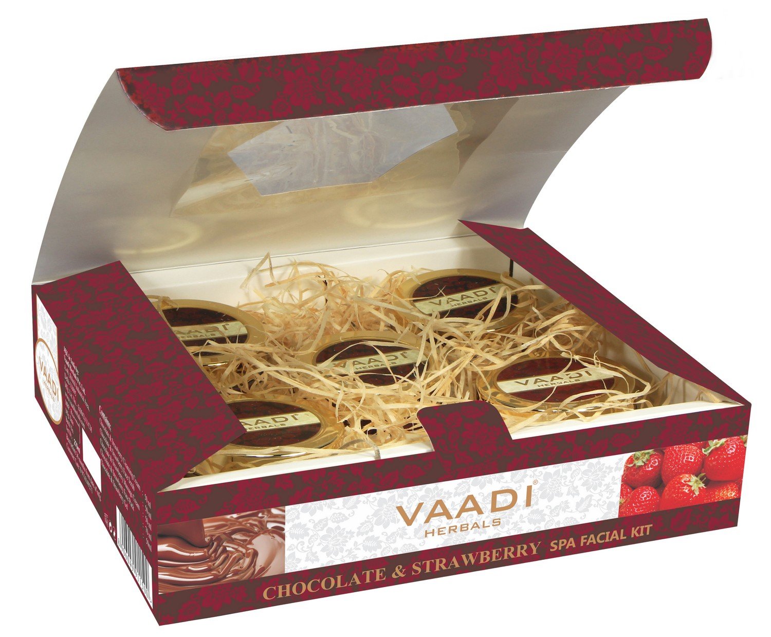 Vaadi Herbals Deep Moisturising Chocolate Spa Facial Kit with Strawberry Extract, 270g – view 4