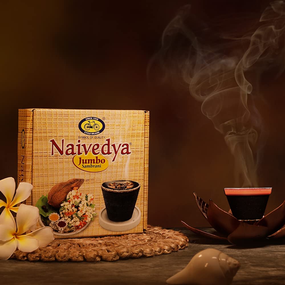 Cycle Pure Naivedya Jumbo Sambrani Dhoop Cups for Pooja (16 pcs) – view 5