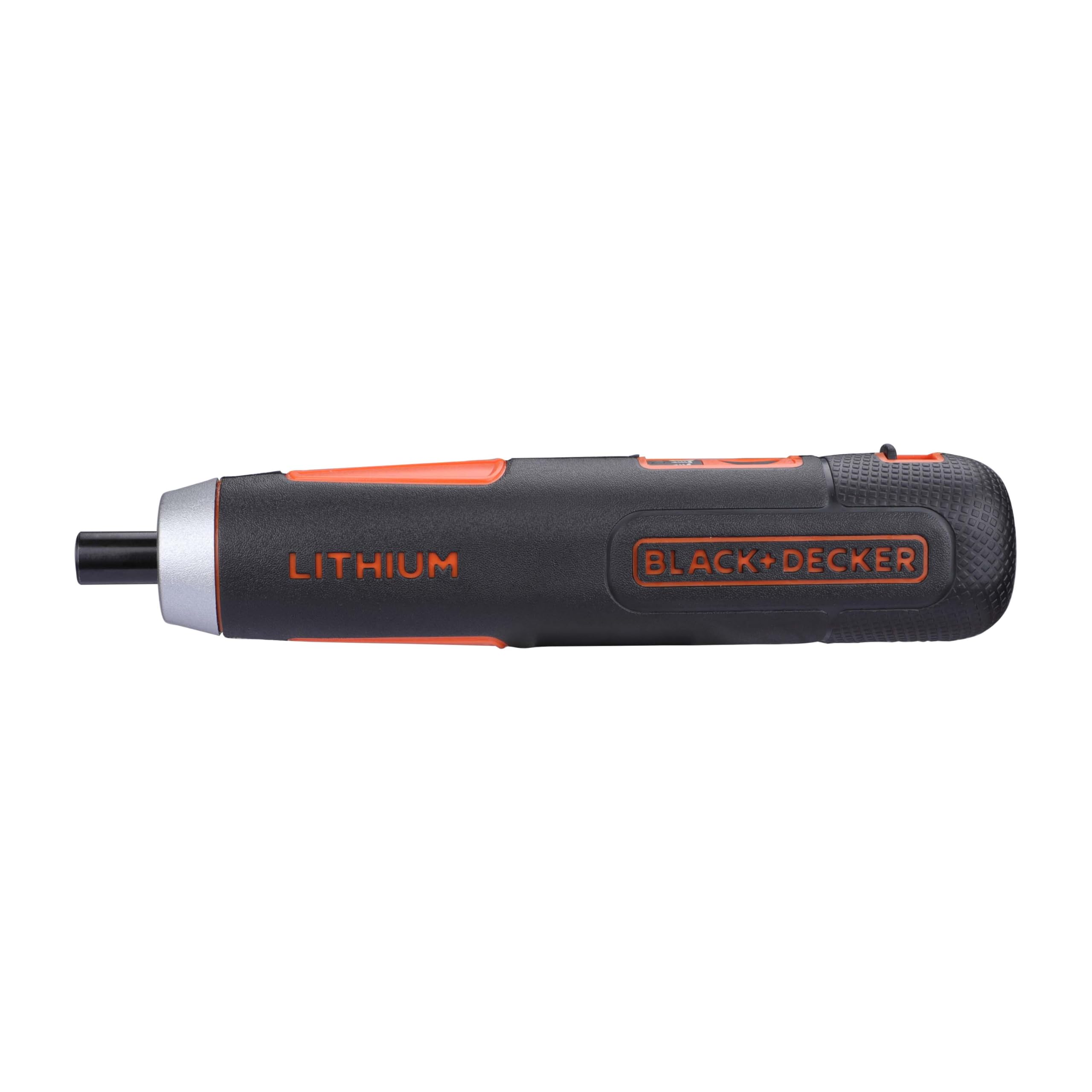 BLACK+DECKER BD40K27 4V 6.35mm Li-ion Cordless Screwdriver with E-Clutch and Intelligent Torque System with 2 LED Worklights & 27-Piece Accessories for Home & DIY Use, 1 Year Warranty, ORANGE & BLACK – view 9
