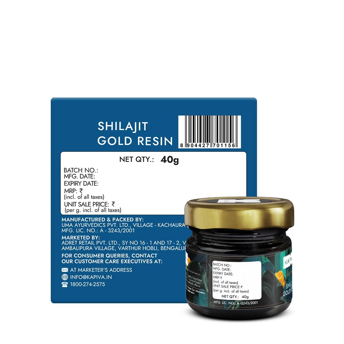 Kapiva Shilajit/Shilajeet Gold Resin - 40g – view 9