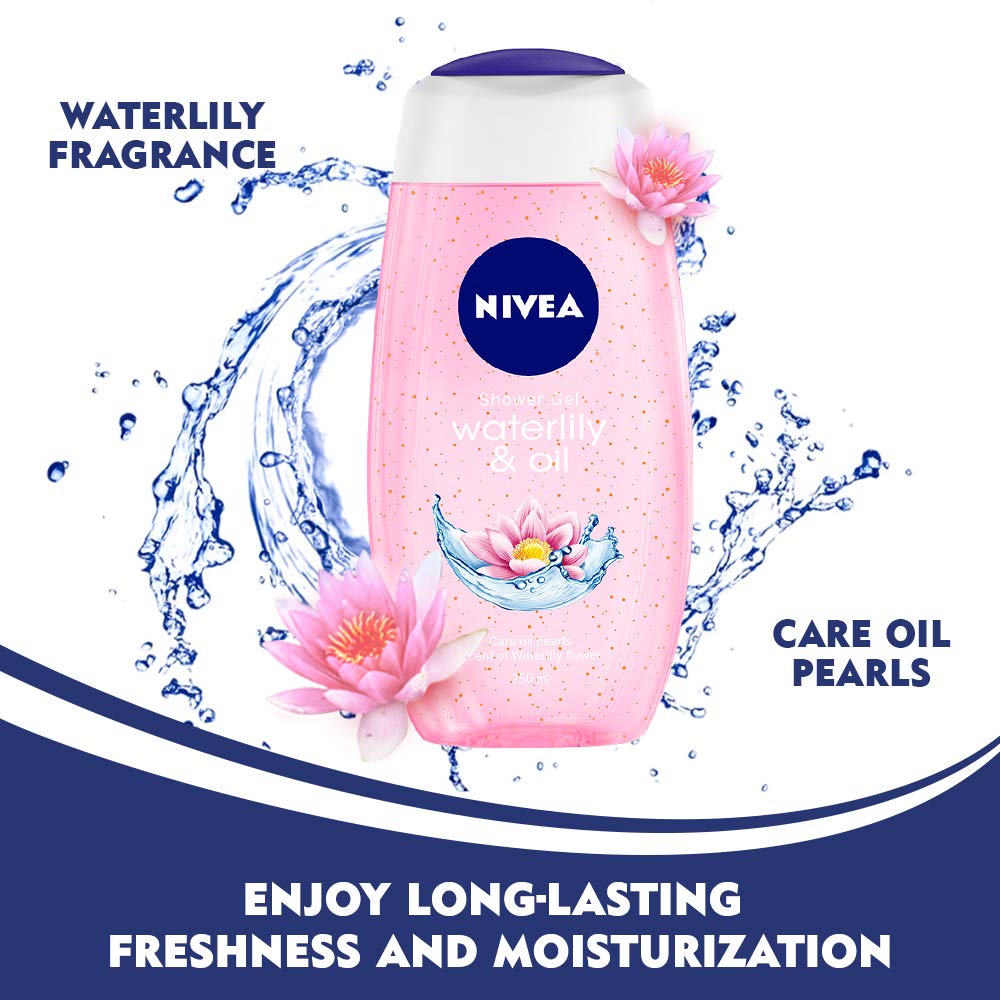 NIVEA Waterlily & oil 250 ml Body Wash(Pack of 3) – view 3