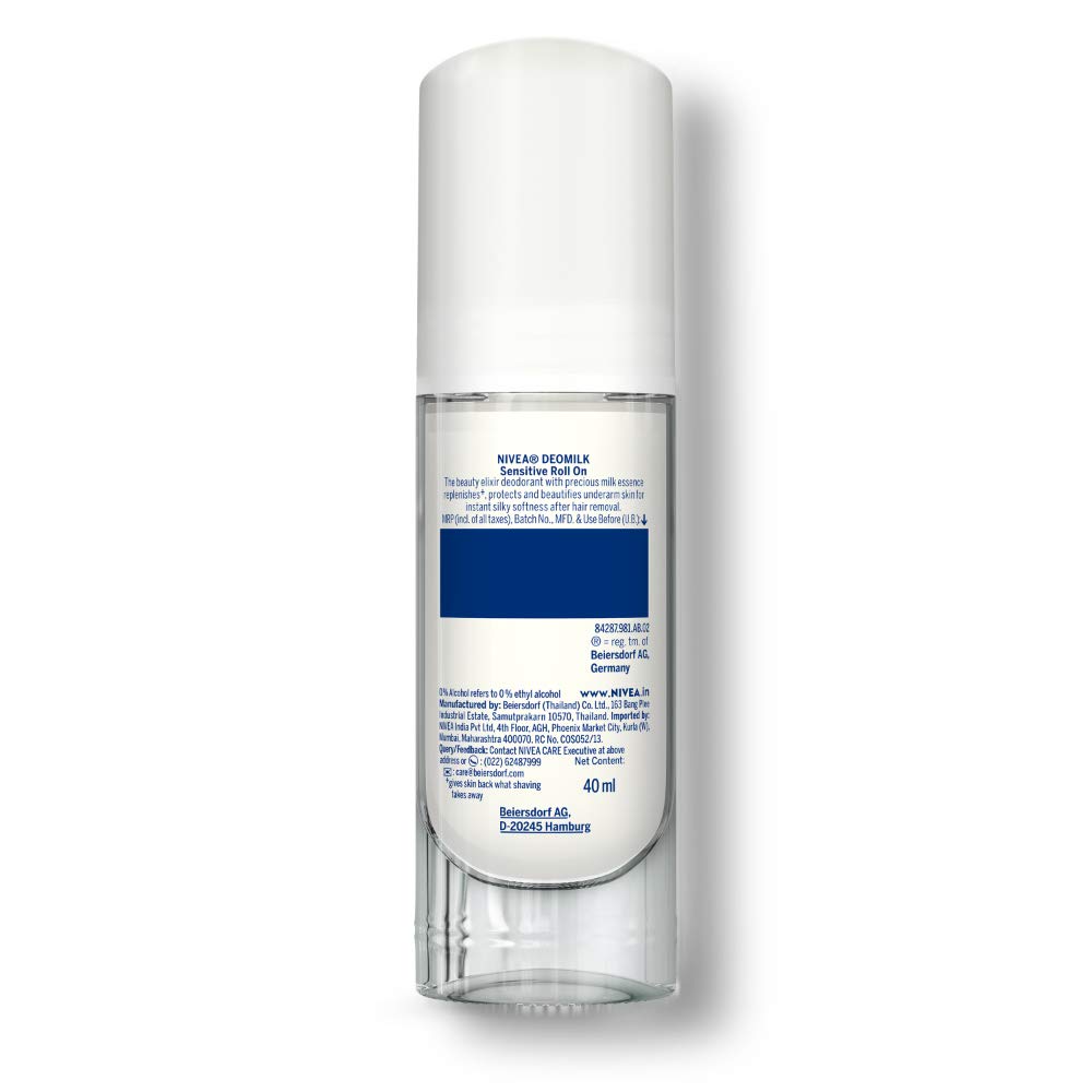 Nivea Deodorant, Deo Milk Sensitive Roll On For Women, 40 ml – view 5