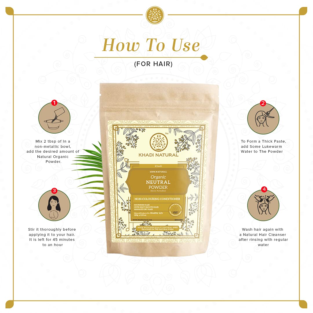 KHADI NATURAL Neutral Organic Powder – view 5