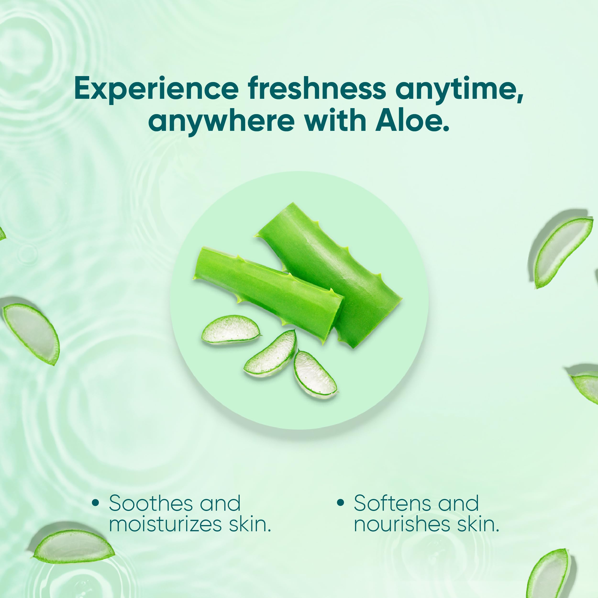 Himalaya Moisturising Aloe Vera Facial Wipes, 25 Count – view 3