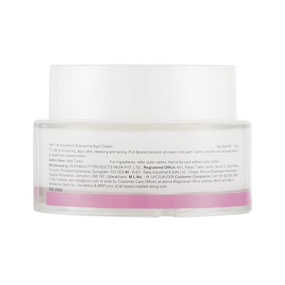 Avon True Nutraeffects Brightening Night Cream – view 2