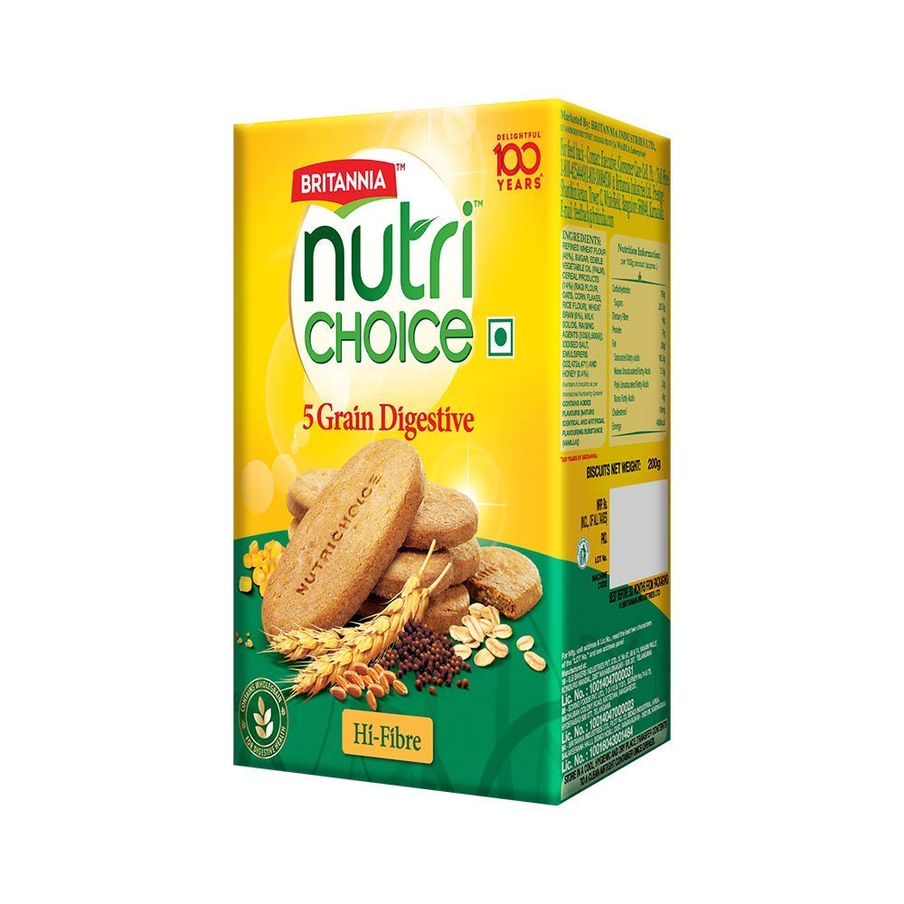 NutriChoice 5 Grain digestive biscuit pouch with inner packs