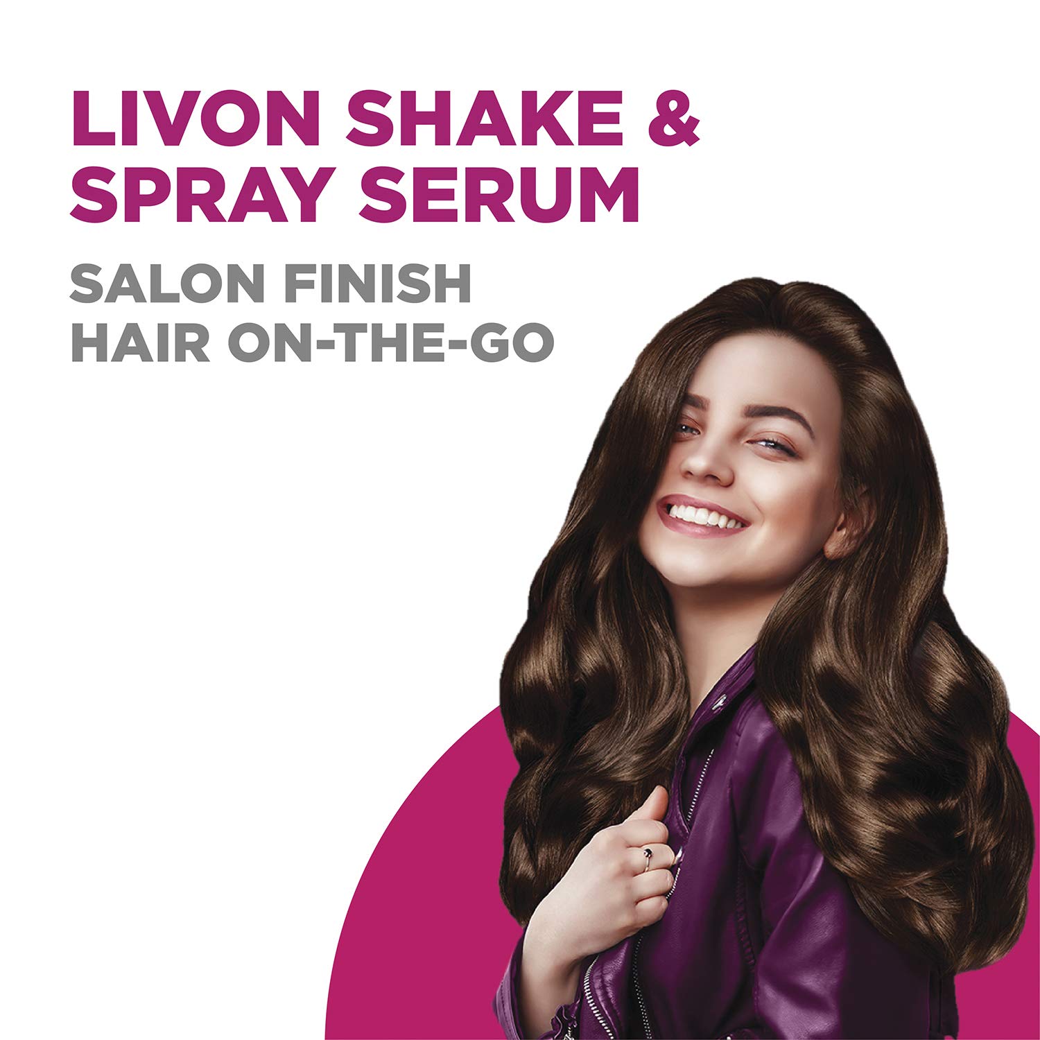 Livon Shake & Spray Serum for Frizz-Free, Smooth & Glossy Hair On-The-Go, 50 ml (Pack of 2) – view 2