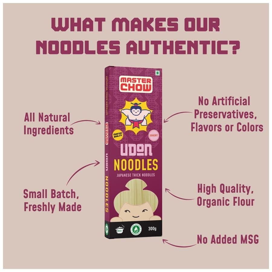 MasterChow Healthy Wheat Udon Noodles – view 3