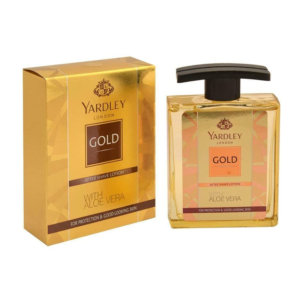 Yardley Gold After Shave Lotion with Aloe Vera, 100ml – view 2