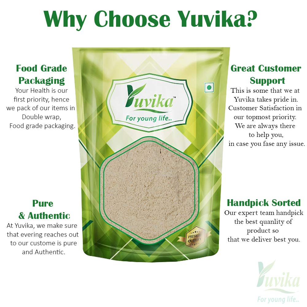 Yuvika Ashwagandha Powder - Asgandh - Indian Ginseng - Winter Cherry - Withania Somnifera 200 Grams – view 3