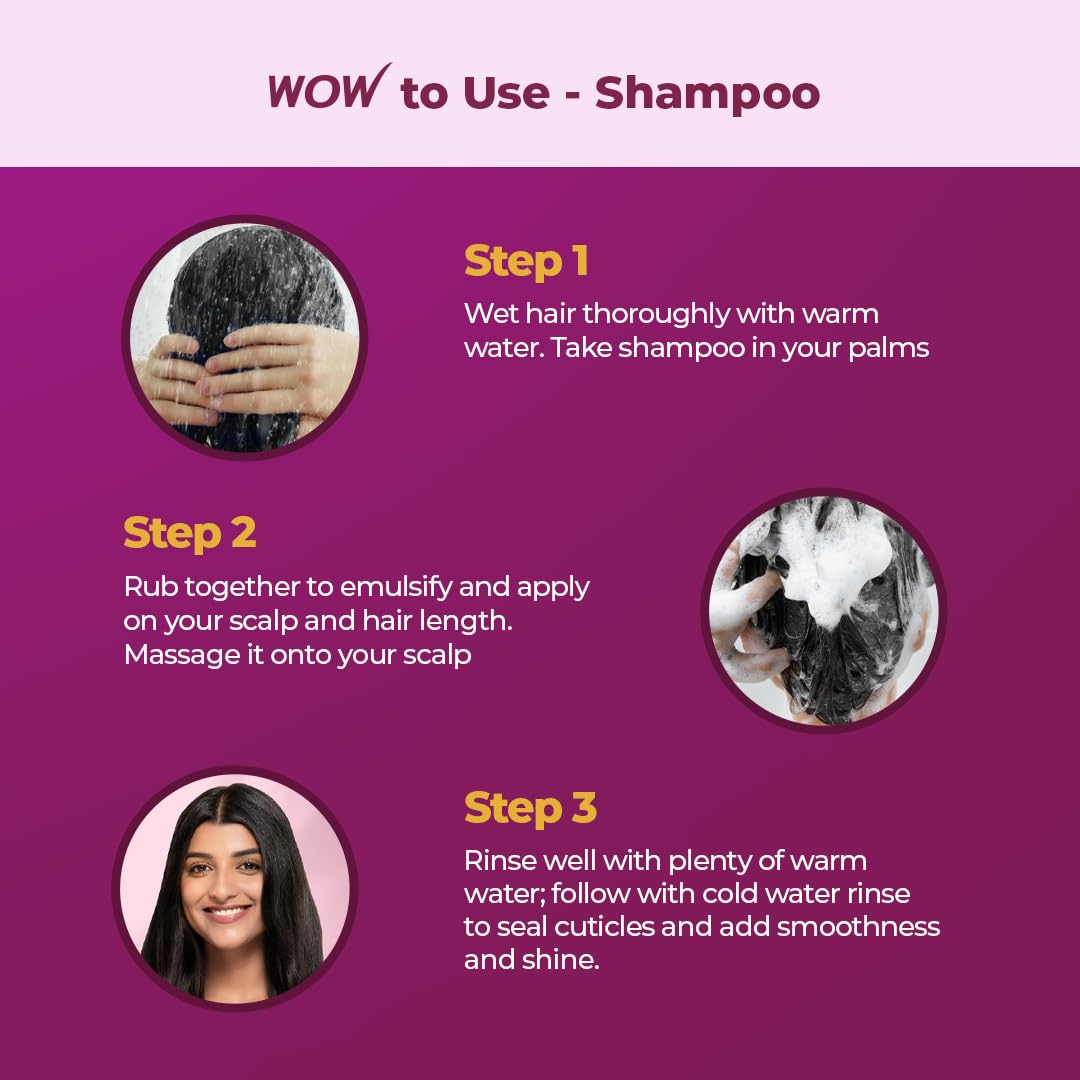 Wow Skin Science Onion Oil Shampoo & Conditioner Kit With Black Seed & Pro-Vitamin B5 (Shampoo + Conditioner), 600 Ml – view 4