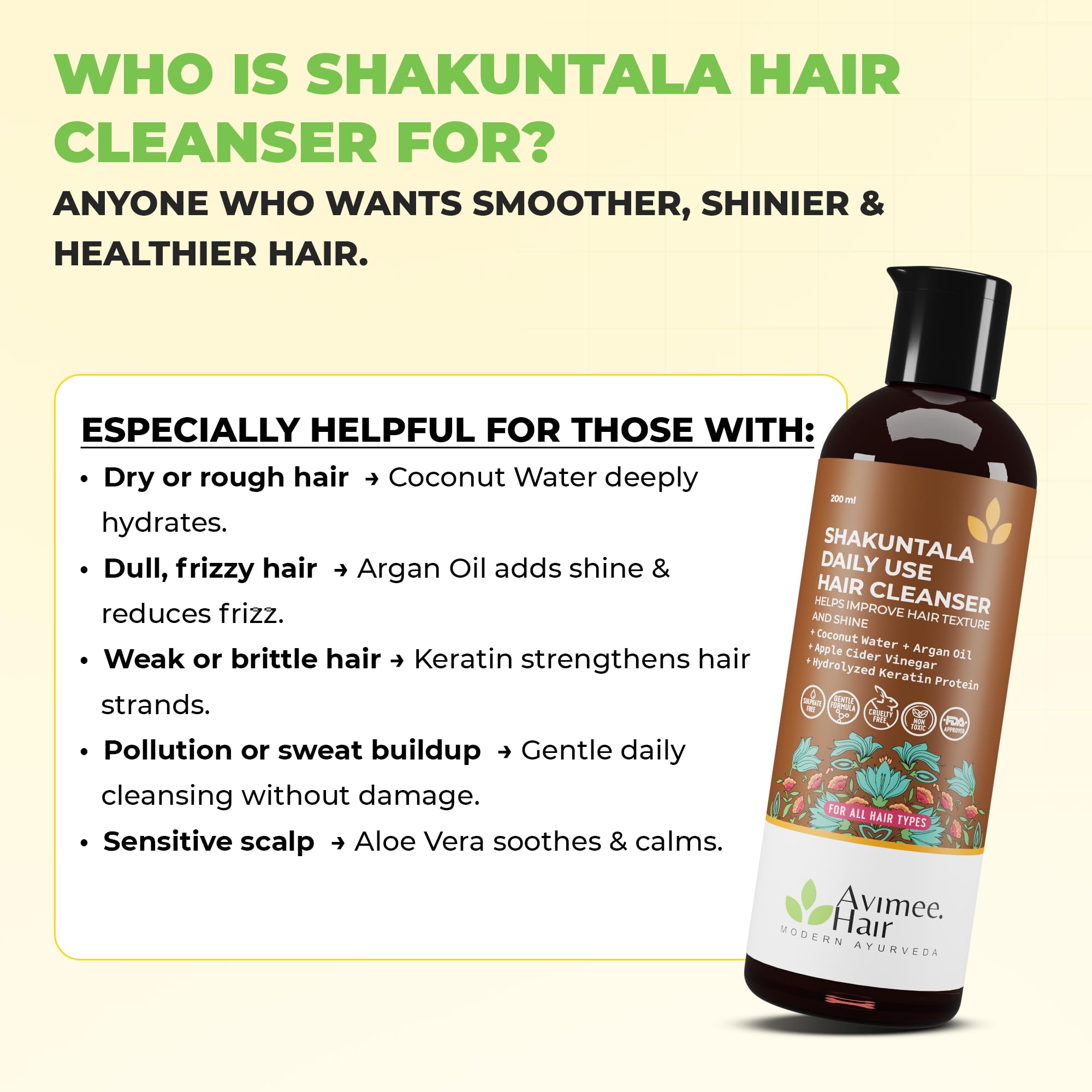 Avimee Herbal Shakuntala Daily Use Hair Cleanser – view 4