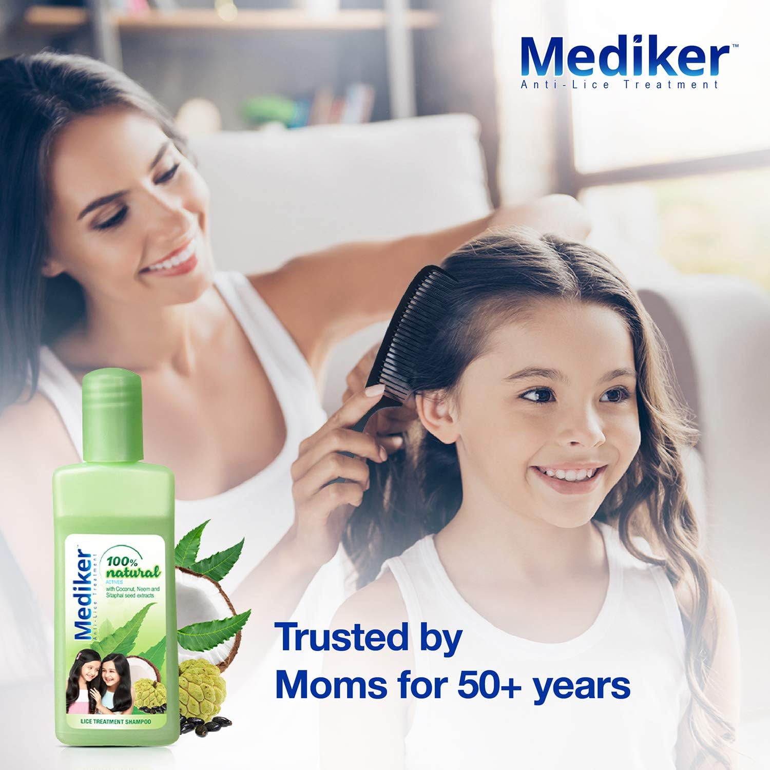 Mediker Anti-Lice Treatment Shampoo, 50 ml, Green – view 7