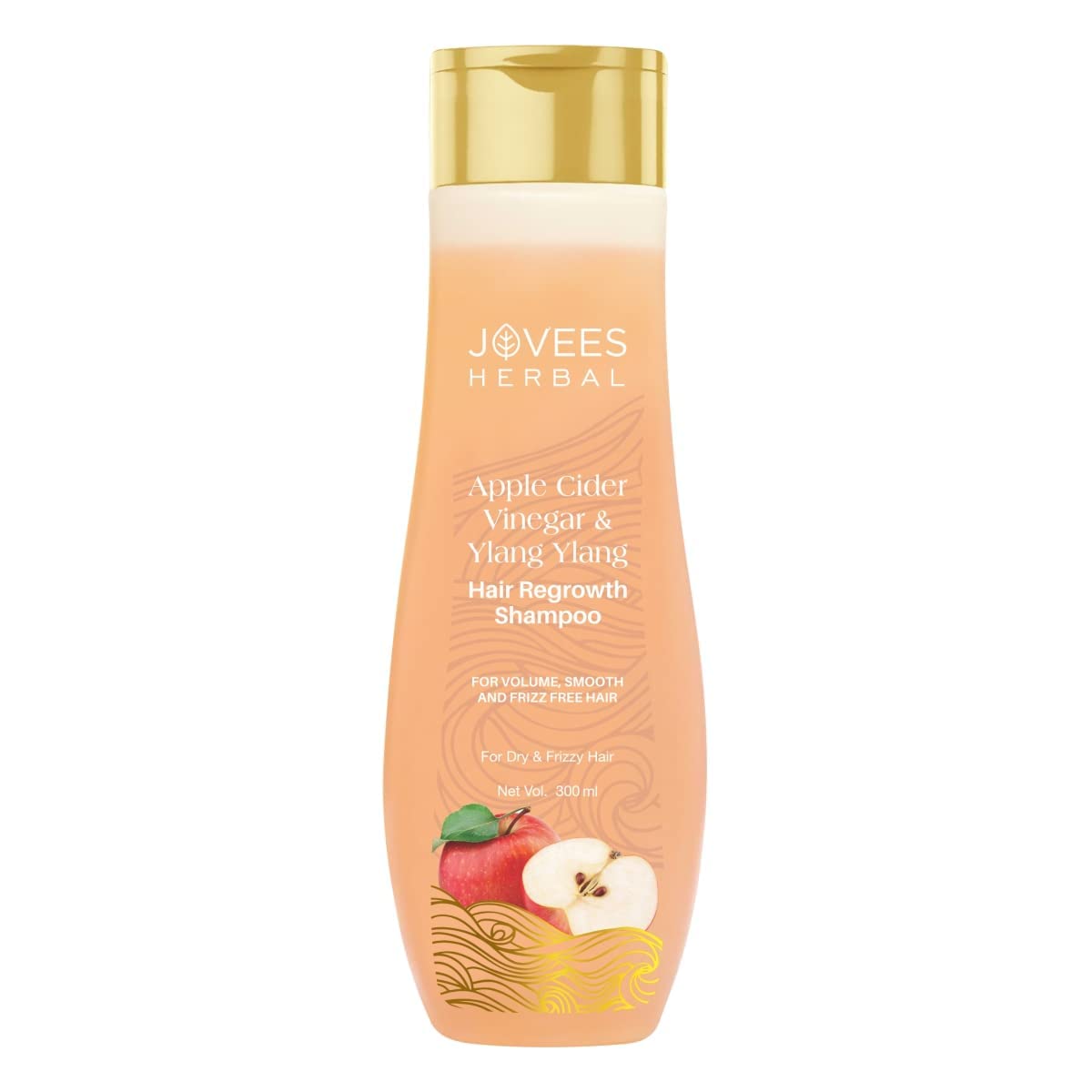 Jovees Herbal ylang ylang shampoo bottle for smooth frizz-free hair