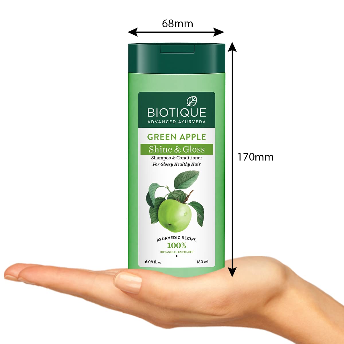Biotique Green Apple Shine & Gloss Shampoo & Conditioner – view 6
