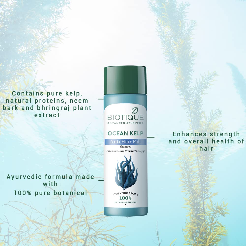 Biotique Ocean Kelp Anti Hairfall Shampoo – view 4