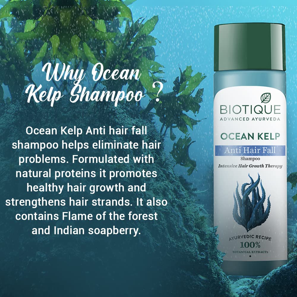 Biotique Ocean Kelp Anti Hairfall Shampoo – view 5