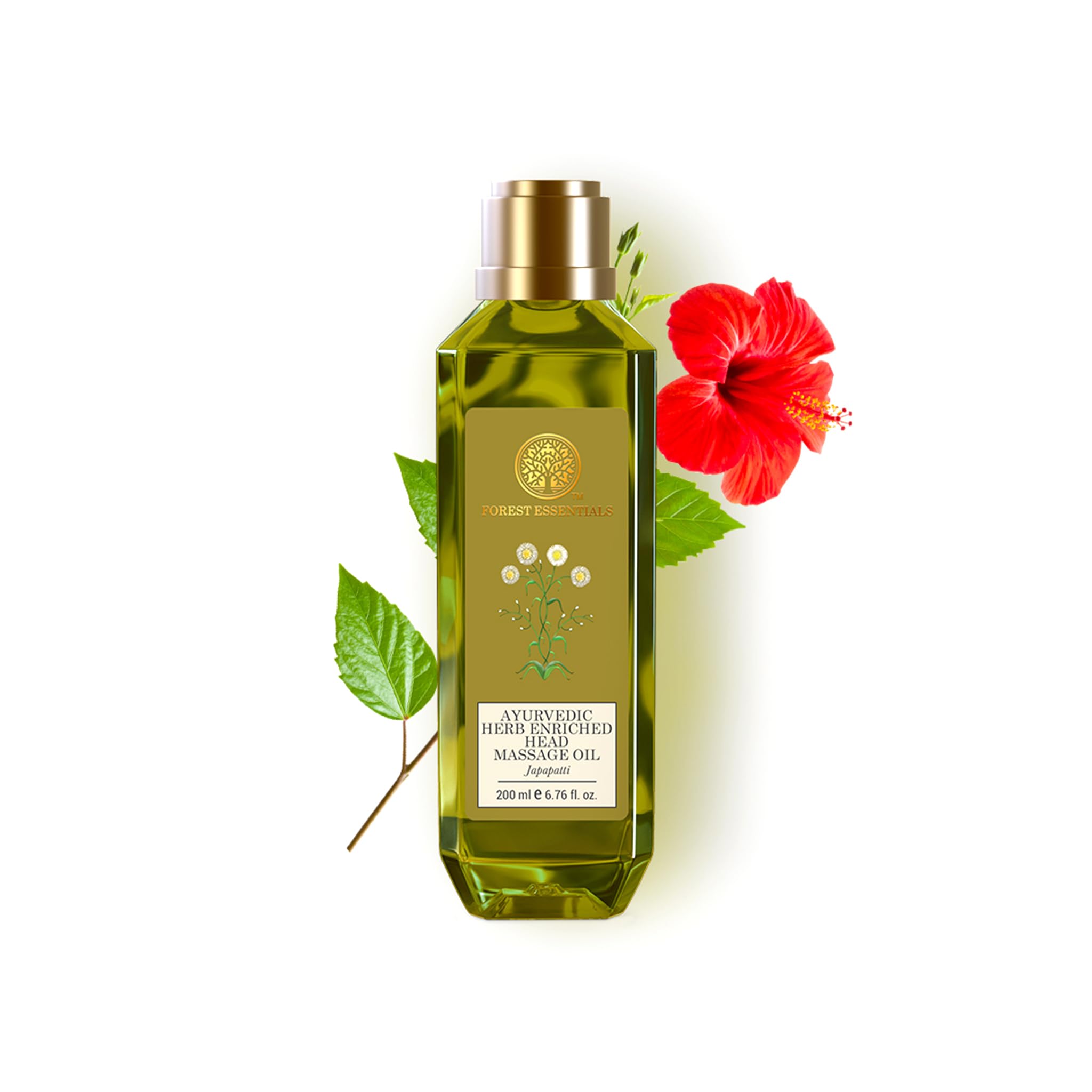 Forest Essentials Ayurvedic Herb Enriched Head Massage Oil Japapatti – view 2
