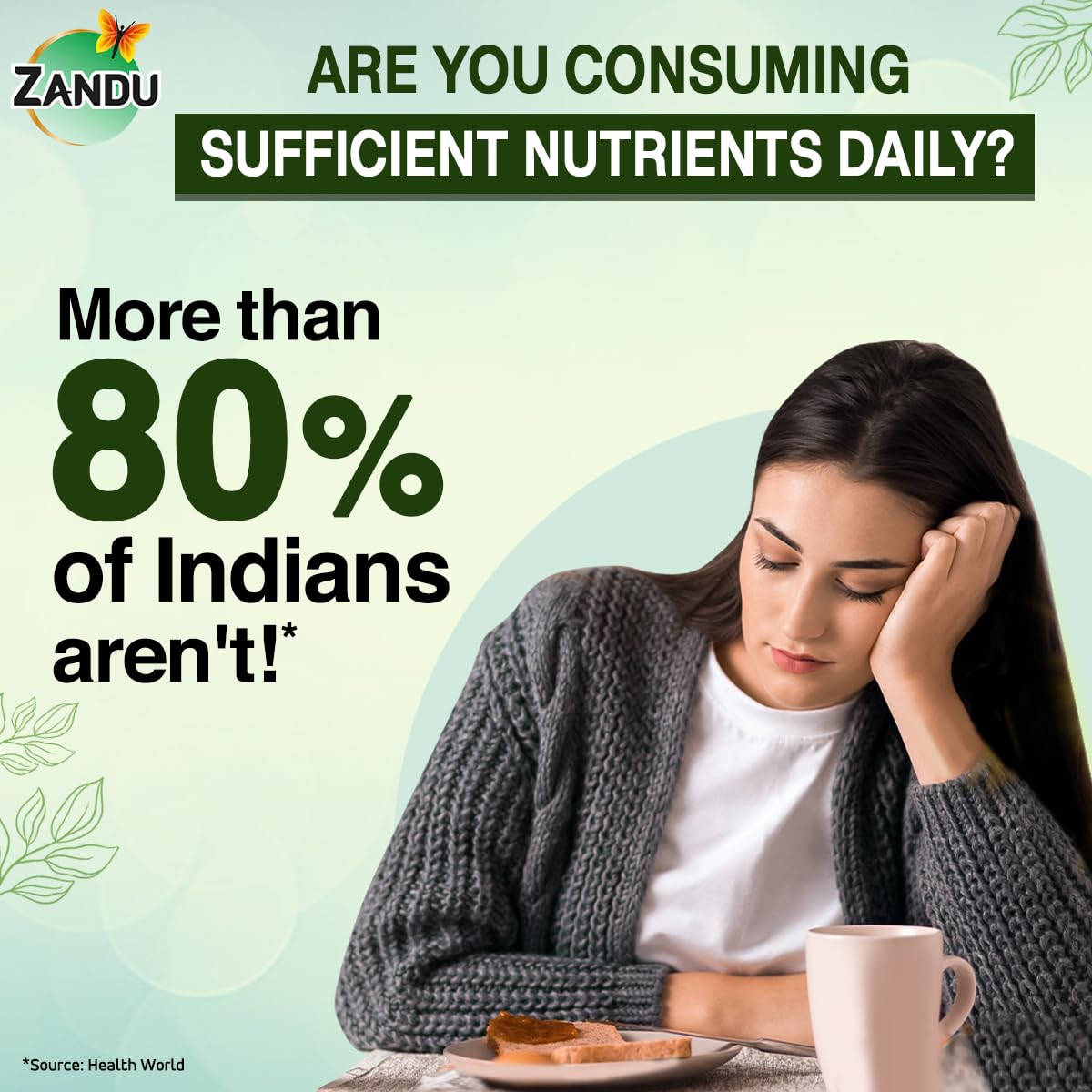 Zandu Daily Health Super Greens (250g): India – view 3